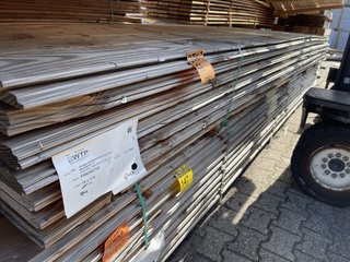 Ca. 84x Douglas Wisselsponning/Halfhoutsrabat, 18x190mm, lengte 500cm